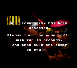 Donkey Kong Country 2 SNES irregularity detected.png