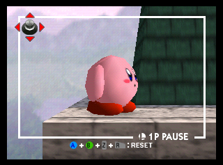 Wow, Kirby has huge arms in this game.