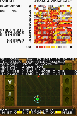 4Swords Anniversary-debug-large debug menu-VRAM VIEW.png