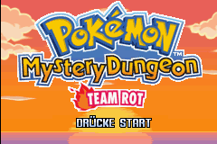 Pokémon Mystery Dungeon Red Rescue Team title EU ger.png