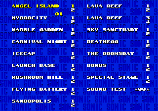 Lava Reef 3 = Boss area, 4 = Hidden Palace