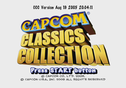 CapcomClassicsCollection1 - Debugmode1.png