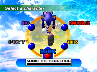 Sonic Adventure DX (PC, 2004) Trial Character Select.png