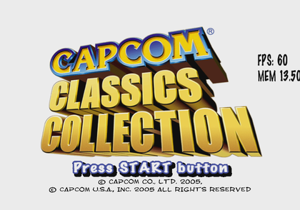 CapcomClassicsCollection1 - DebugmodeFPS.png