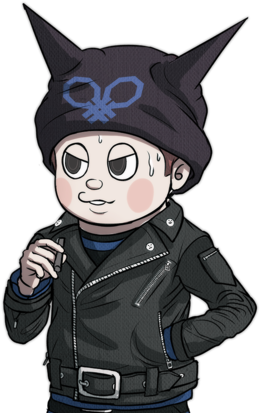 Danganronpa V3 RyomaNervous Unused.png