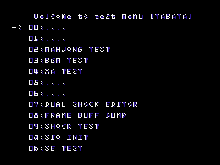 Honkaku Yonin Uchi Pro Mahjong - Mahjong Ou Debug Menu Tabata.png