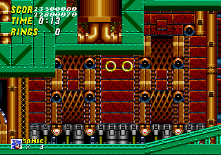 Projekt poziomu został skopiowany z prototypu 21 sierpnia do ostatecznej wersji Sonic 2, dzięki czemu obiekty zostały umieszczone poprawnie.