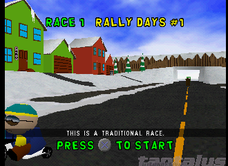 SouthParkRallyPS1 Nov2-99 RaceStart.png