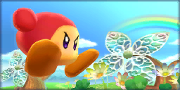 Super Kirby Clash Unused End Credits Shot.png
