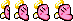 Kirby & The Amazing Mirror Proto Unused Cupid Sprites.png