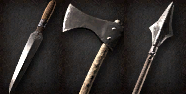 DemonSouls Dagger HandAxe Spear.png
