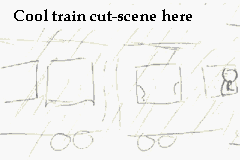 Features realistic-looking train cutscene drawings!