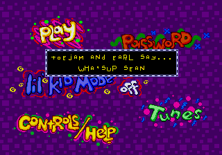 Toejam & Earl in Panic on Funkotron Dev Message 7.png