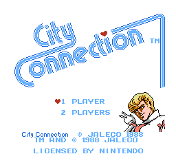 City Connection NES - Title Screen - Europe.png