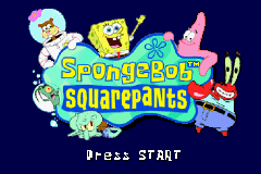 SpongeBob SquarePants - SuperSponge U E GBA Title.png