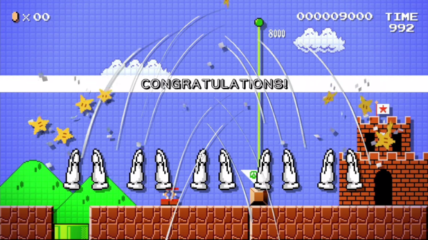SuperMarioMaker-Prerelease- E3 2014 stage clear.png