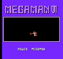 MEGAMAN VI - POWER MEGAMAN