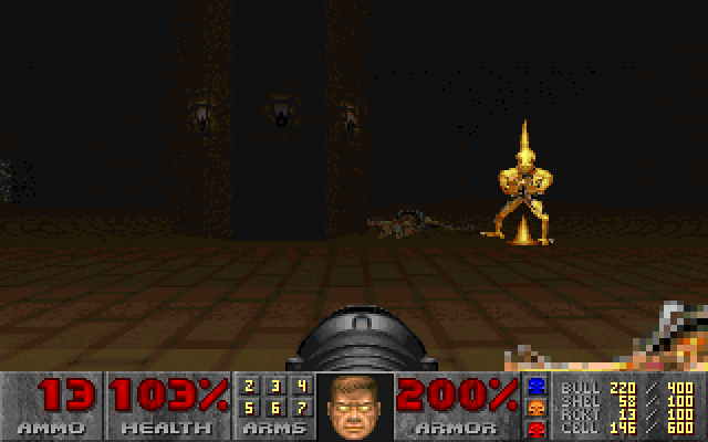 Step 3: BE VANQUISHED FROM DOOMGUY.