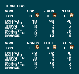 SuperDodgeBall NES TeamUSA US.png