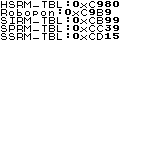 Robopon GBC Debug Menu Dump Byte.png