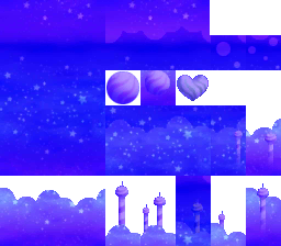 Kirby Fighters Deluxe Original Bubbly Clouds Textures.png