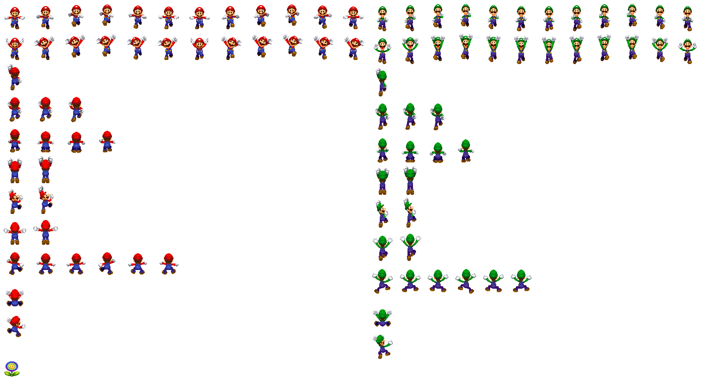 The entire spritesheet