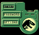 Lost World (Game Boy)-Final Main Menu.png