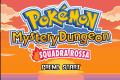 Pokémon Mystery Dungeon Red Rescue Team title EU ita.png