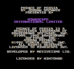 Prince of Persia - NES - Copyright Screen - Europe.png