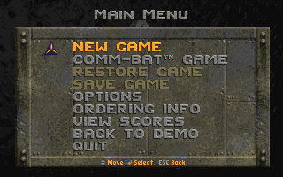 RiseoftheTriad-DOS-v11 MainMenu.png