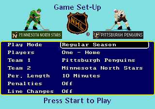NHL Hockey Genesis Team Select.png