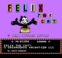 Felix the Cat Konami Rerelease PlayStation TitleScreen.png