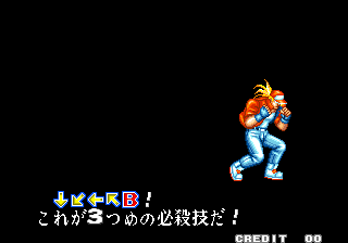 Fatal Fury (Arcade) Terry Dash JP.png