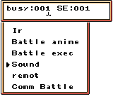 Robopon GBC Debug Menu Test O Sound.png