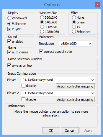 Sega Mega Drive Classics - Input Settings.png