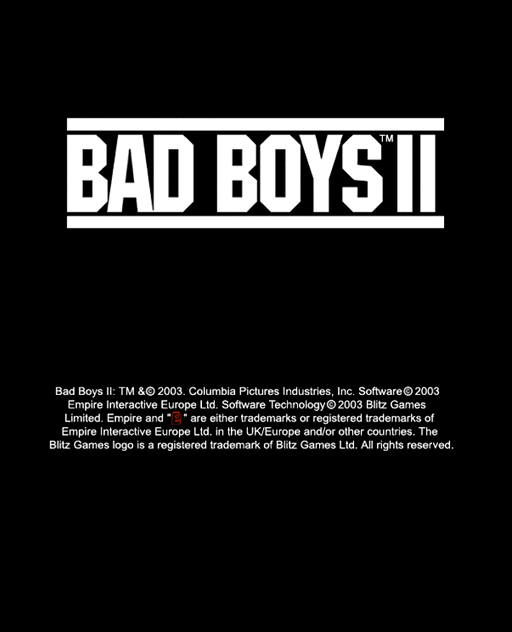 Bad Boys (PS2) Bad Boys II Old Legal 2.png