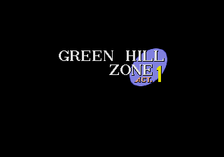 GREEN HILL ZONE ACT. 1