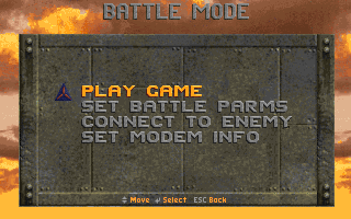 RiseoftheTriad-DOS-Beta9407 BattleMenu.png