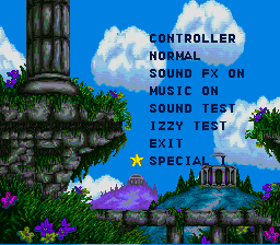 Izzy's Quest for the Olympic Rings SNES Level Select.png