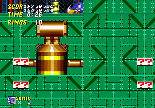 Sprites Always on Top enabled in Gens.