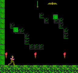 Second green level. Those torches are missing their animations, so they are static.