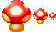 A mushroom, like in every Mario game