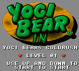 Yogi Bear in Yogi Bear's Goldrush Game Gear Level Select.png