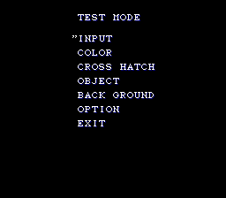 The menu of testing.