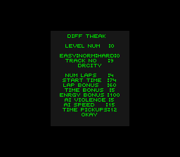 Impact Racing PS1 Debug Diff Tweak.png