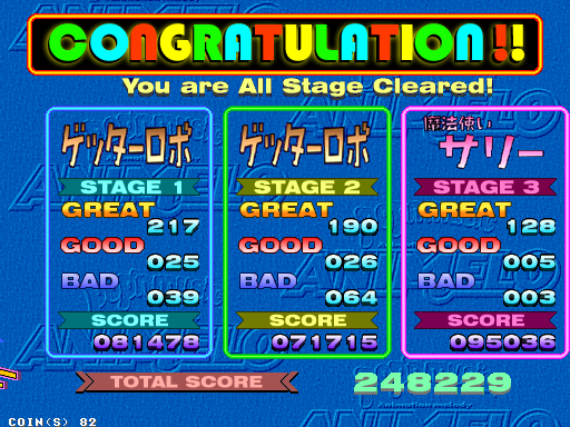 I certainly am All Stage Cleared, I certainly am.