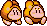 Swinging sprites from the Waddle Dees