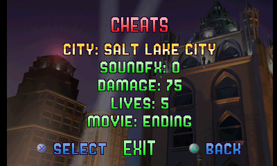 Rampage 2 Universal Tour PS1 Cheat Menu.png