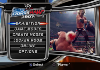 WWESVR2007PS2Menu.png