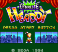 Dynamite Headdy GG Title.png